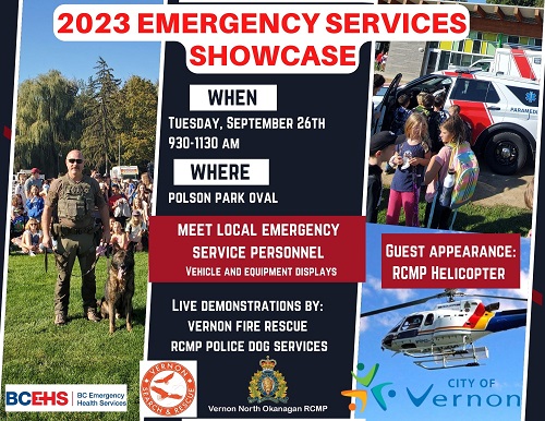 2023 emergency service showcase flyer